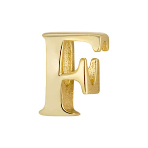 S925 Sterling Silver Hollow Alphabet Pendant Necklac - Metis Grace