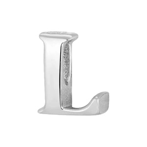 S925 Sterling Silver Hollow Alphabet Pendant Necklac - Metis Grace