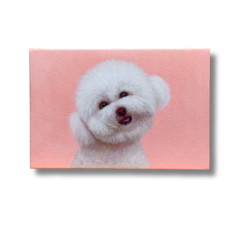 Hand-Painted Custom Oil Portrait – Horizontal Canvas