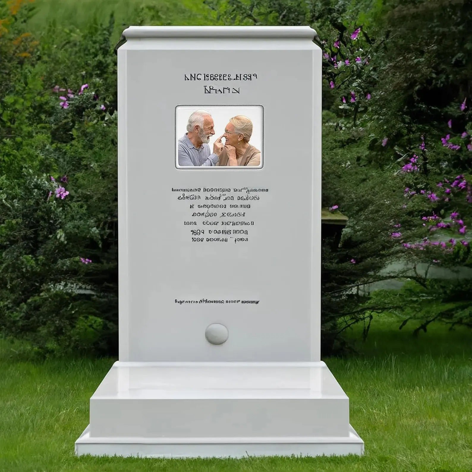 Personalized Commemorative Horizontal Rectangle Ceramic Photo