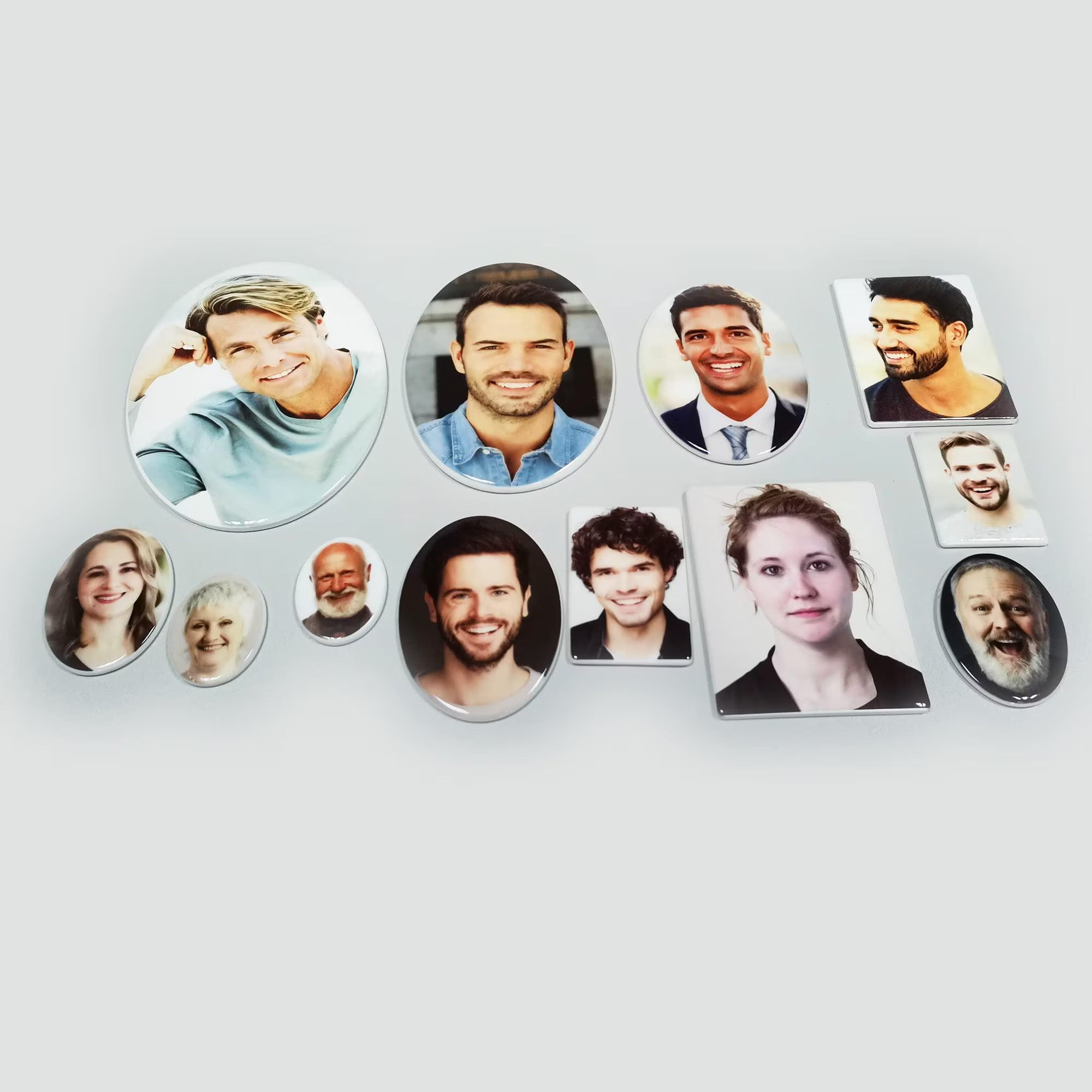 Personalized Commemorative Oval Ceramic Photo