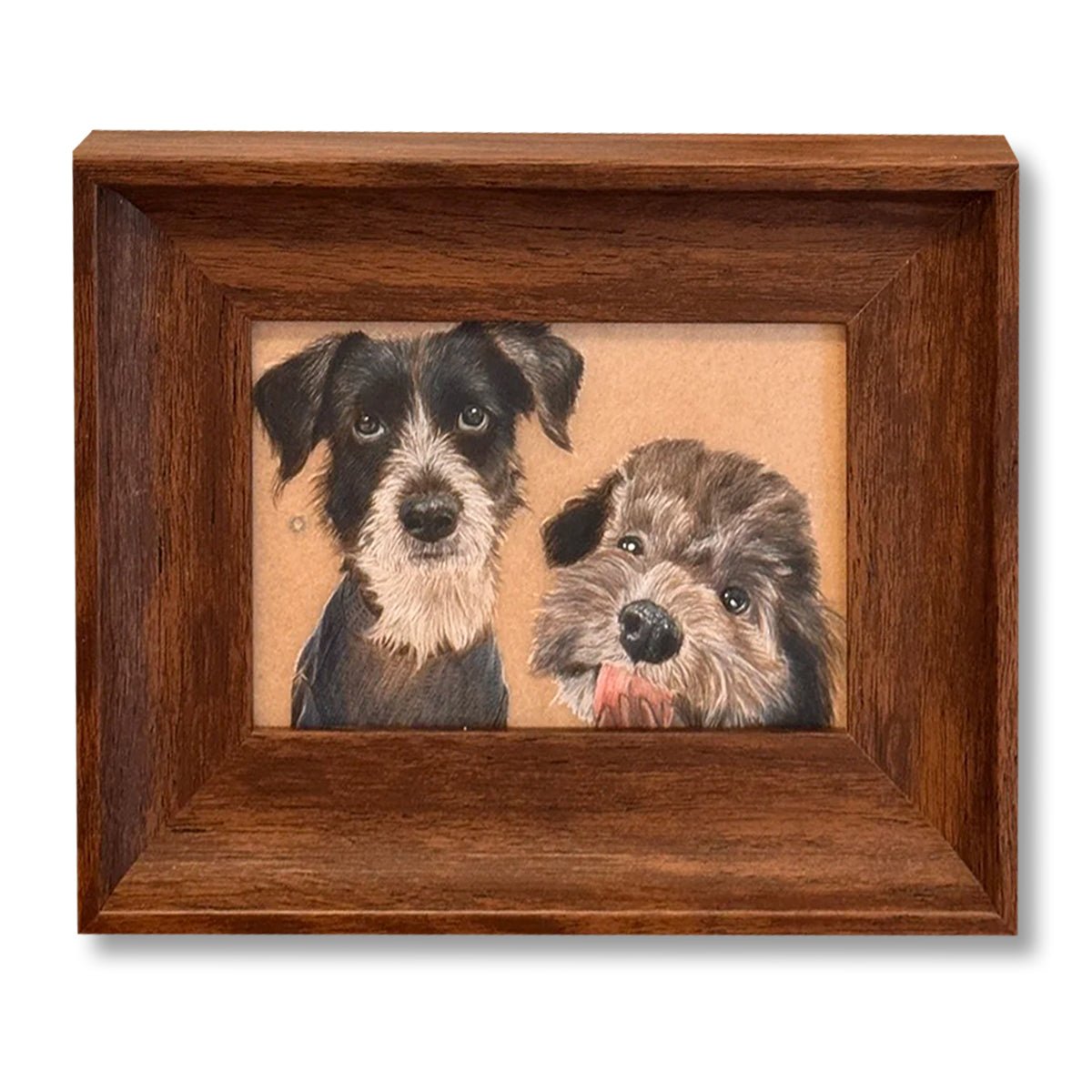 Custom Colored Pencil Portrait – Horizontal Rectangle - Metis Grace