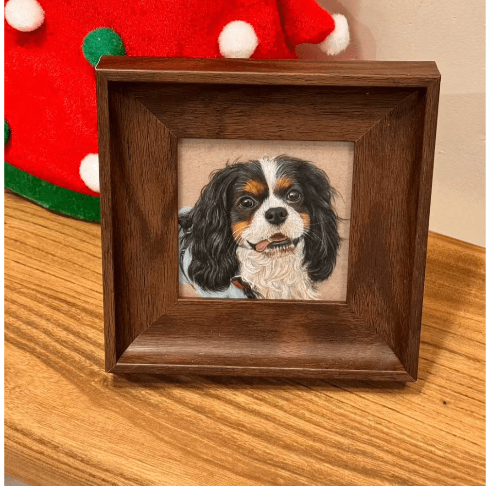 Custom Colored Pencil Portrait– Square - Metis Grace