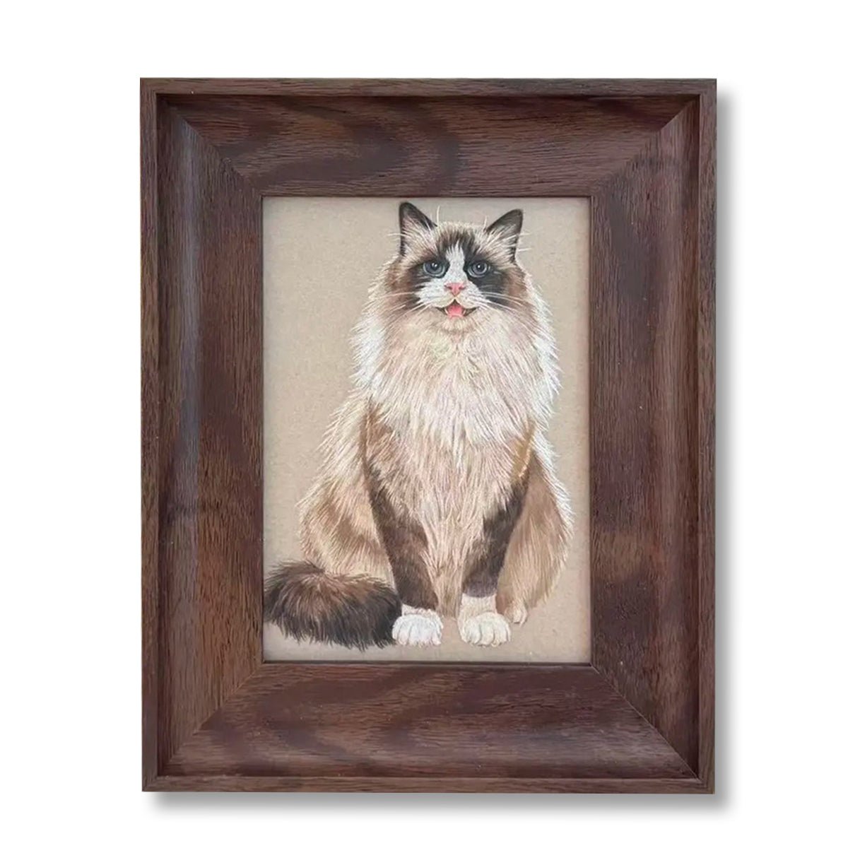 Custom Colored Pencil Portrait – Vertical Rectangle - Metis Grace