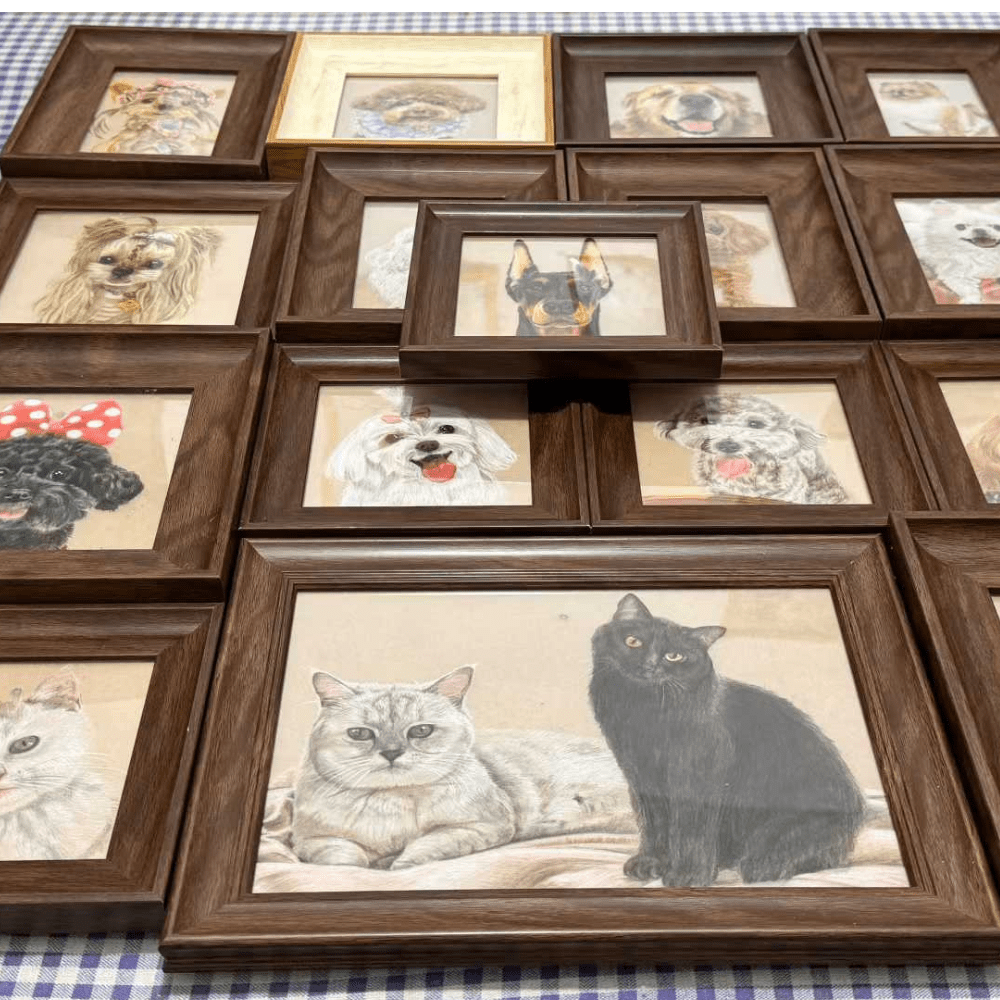 Custom Colored Pencil Portrait – Vertical Rectangle - Metis Grace