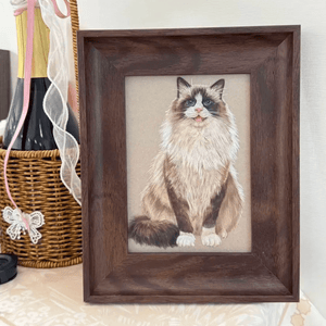 Custom Colored Pencil Portrait – Vertical Rectangle - Metis Grace