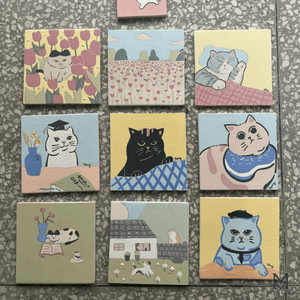 Custom Hand - Painted Ceramic Portrait - Metis Grace