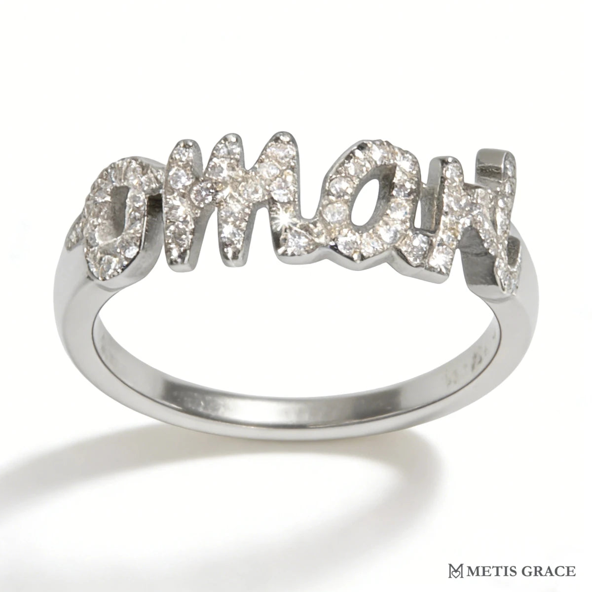Custom Name Diamond Ring - Metis Grace