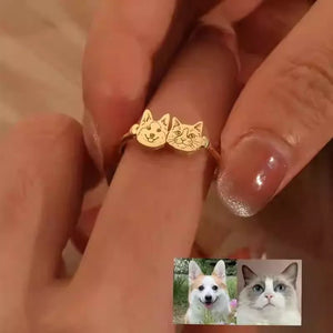 Custom Parent & Child Photo DIY Ring - 925 Sterling Silver - Metis Grace