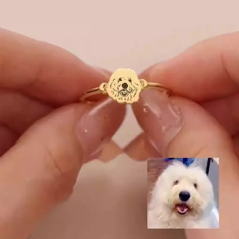 Custom Parent & Child Photo DIY Ring - 925 Sterling Silver - Metis Grace