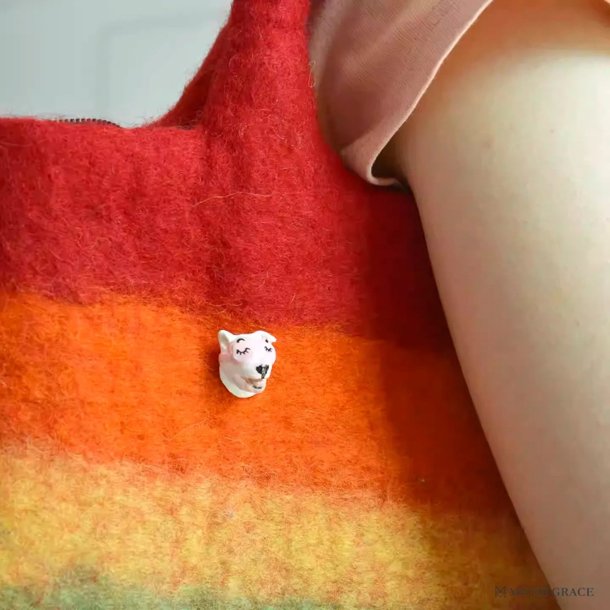 Custom Pet Brooch & Cufflinks – Handmade Clay Keepsake - Metis Grace