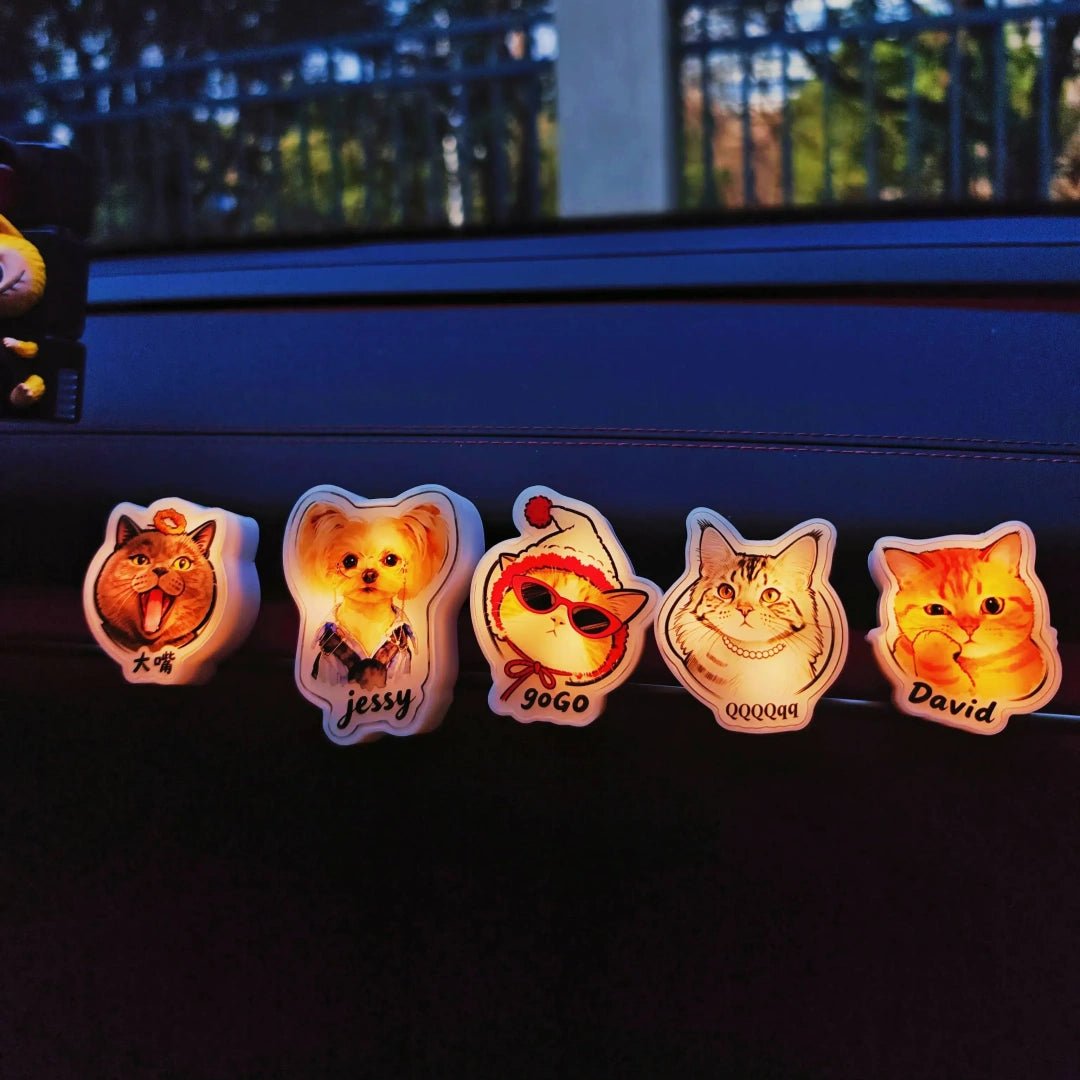Custom Pet Car Air Freshener Light - Metis Grace