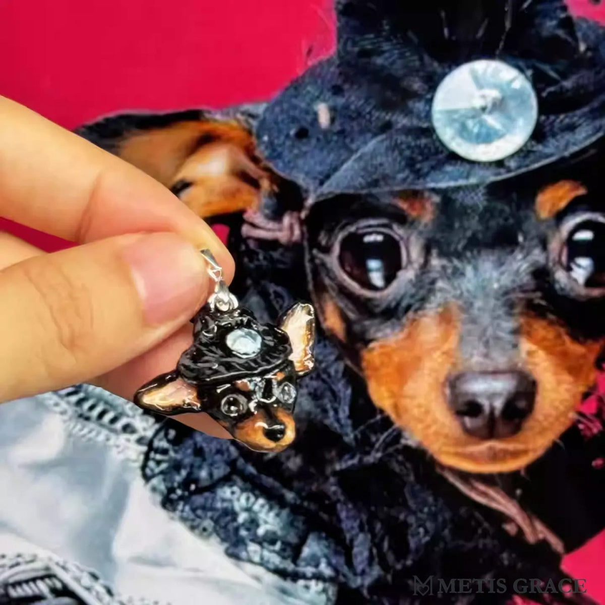 Custom Pet Clay Necklace - Metis Grace