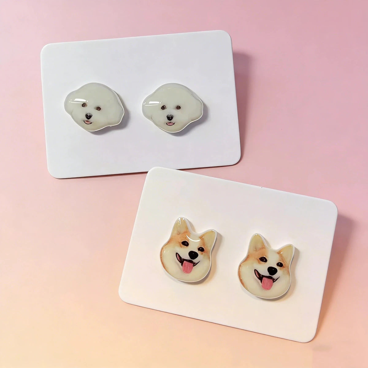 Custom Pet Earrings in 925 Sterling Silver - Metis Grace