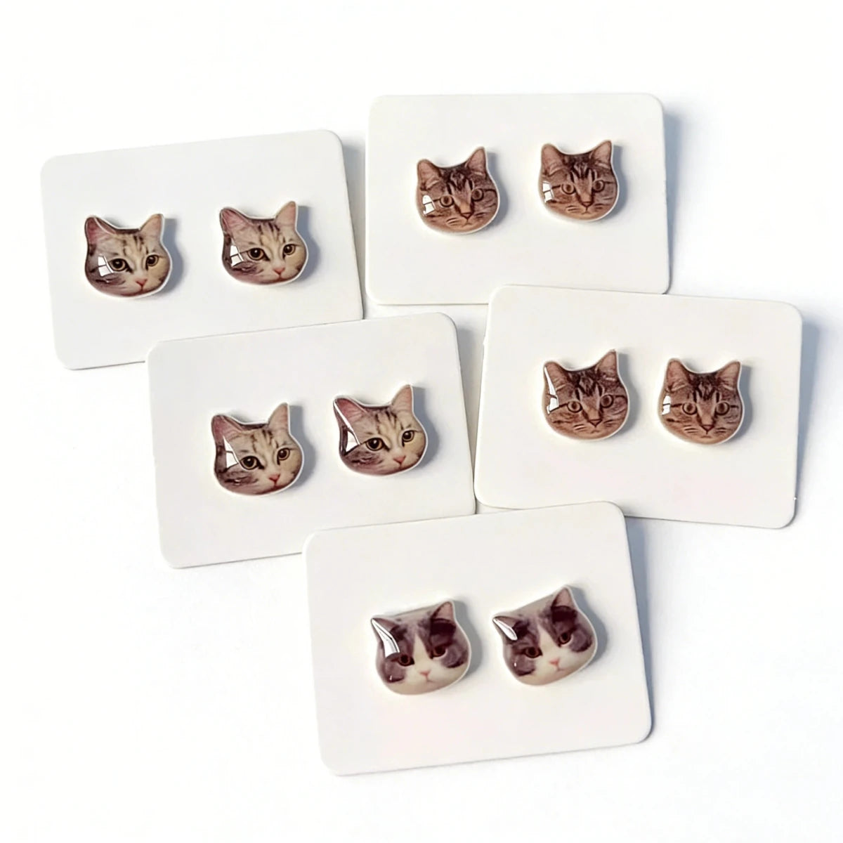 Custom Pet Earrings in 925 Sterling Silver - Metis Grace