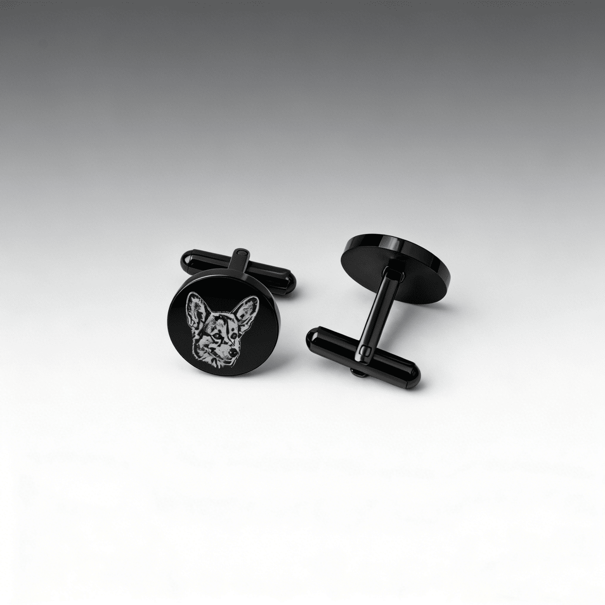 Custom Pet Photo Cufflinks - Metis Grace