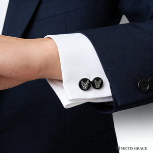 Custom Pet Photo Cufflinks - Metis Grace