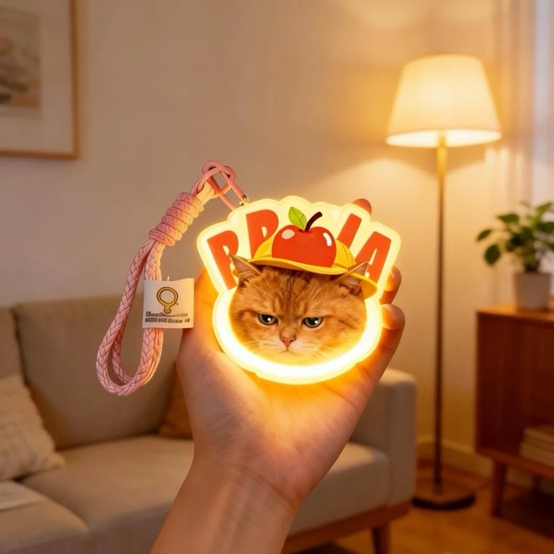 Custom Pet Photo Hanging Light - Metis Grace