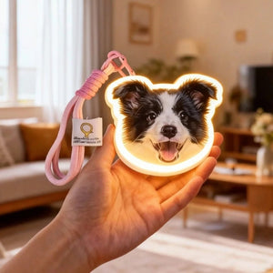 Custom Pet Photo Hanging Light - Metis Grace