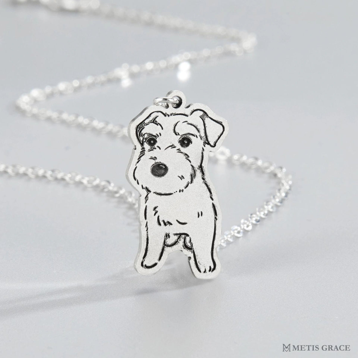 Custom Pet Photo Necklace in S925 Sterling Silver - Metis Grace