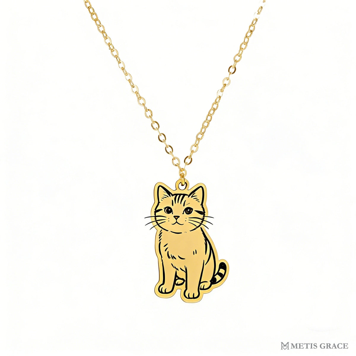 Custom Pet Photo Necklace in S925 Sterling Silver - Metis Grace