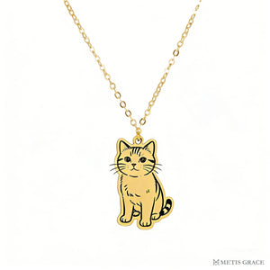Custom Pet Photo Necklace in S925 Sterling Silver - Metis Grace