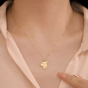 Custom Pet Photo Necklace in S925 Sterling Silver - Metis Grace