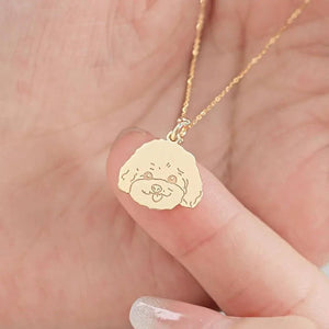 Custom Pet Photo Necklace in S925 Sterling Silver - Metis Grace