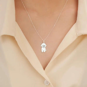Custom Pet Photo Necklace in S925 Sterling Silver - Metis Grace
