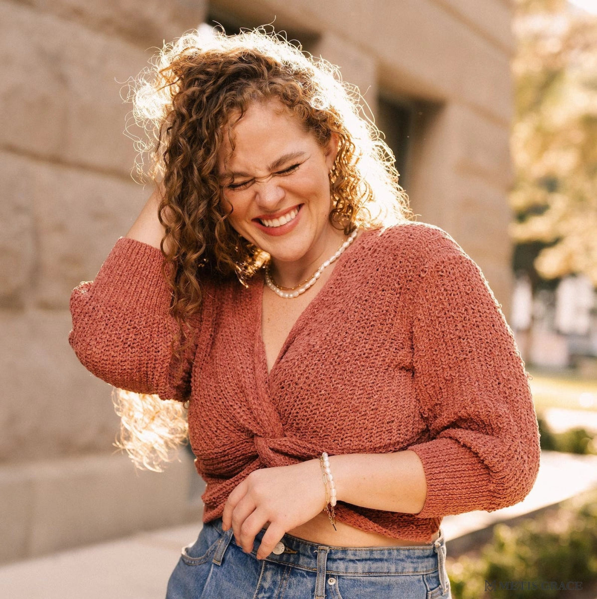 Custom S925 Silver Paperclip Birth Flower Bracelet - Metis Grace