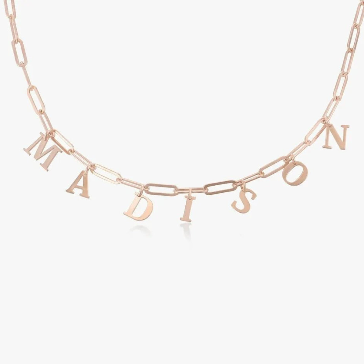 Custom S925 Sterling Silver Name Necklace - Metis Grace