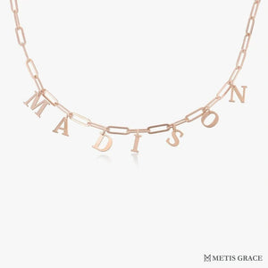 Custom S925 Sterling Silver Name Necklace - Metis Grace