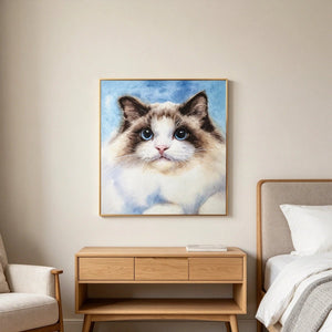 Custom Watercolor Portrait-Square - Metis Grace
