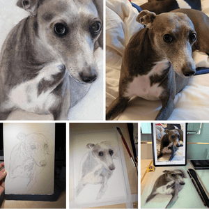 Custom Watercolor Portrait - Vertical Rectangle - Metis Grace