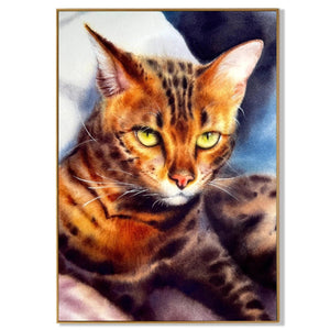 Custom Watercolor Portrait-Vertical Rectangle - Metis Grace