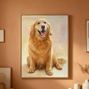 Hand-Painted Custom Textured Portrait-Vertical Canvas - Metis Grace
