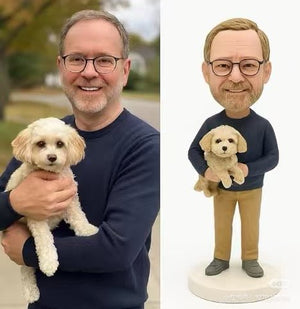 Handmade Personalized Clay Figurine - Metis Grace