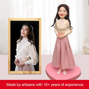 Handmade Personalized Clay Figurine - Metis Grace