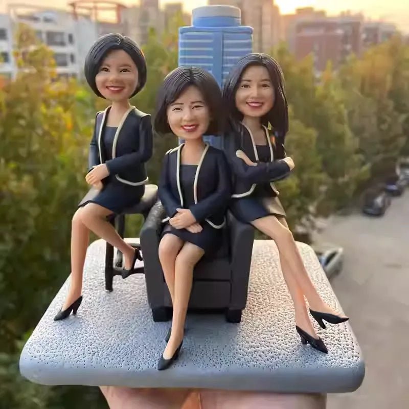 Handmade Personalized Clay Figurine - Metis Grace