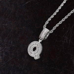Hip Hop Iced Letter Pendant - S925 Sterling Silver - Metis Grace