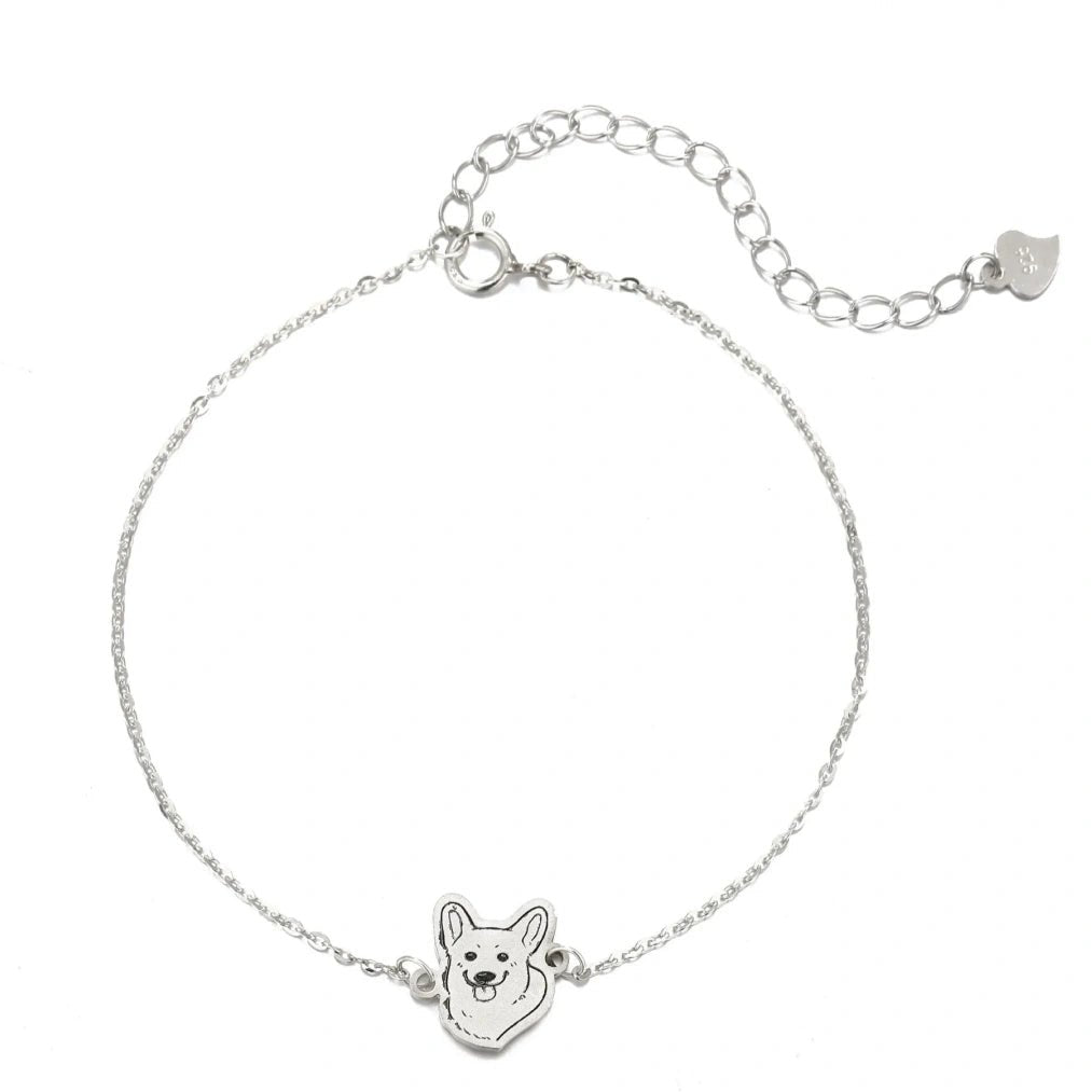 Personalized 925 Sterling Silver Pet Memorial Bracelet - Metis Grace
