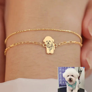 Personalized 925 Sterling Silver Pet Memorial Bracelet - Metis Grace