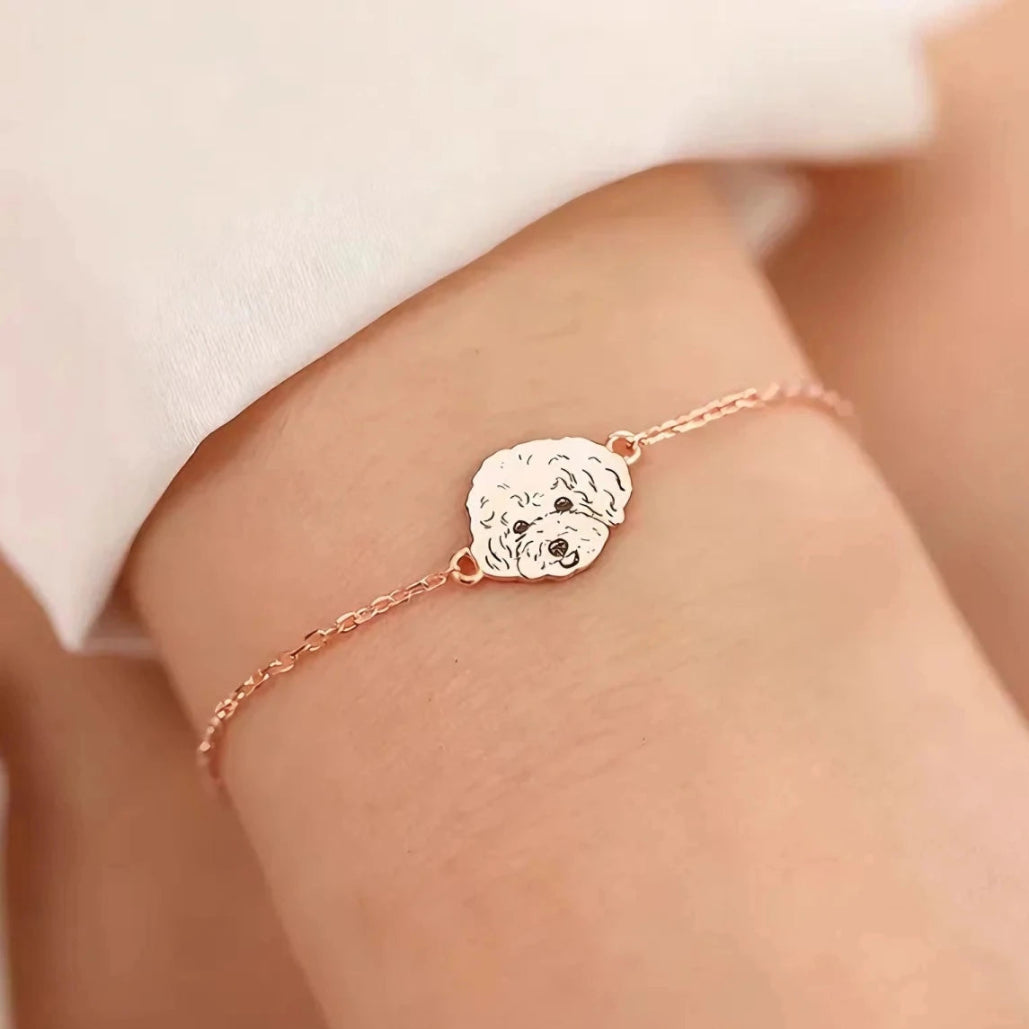 Personalized 925 Sterling Silver Pet Memorial Bracelet - Metis Grace