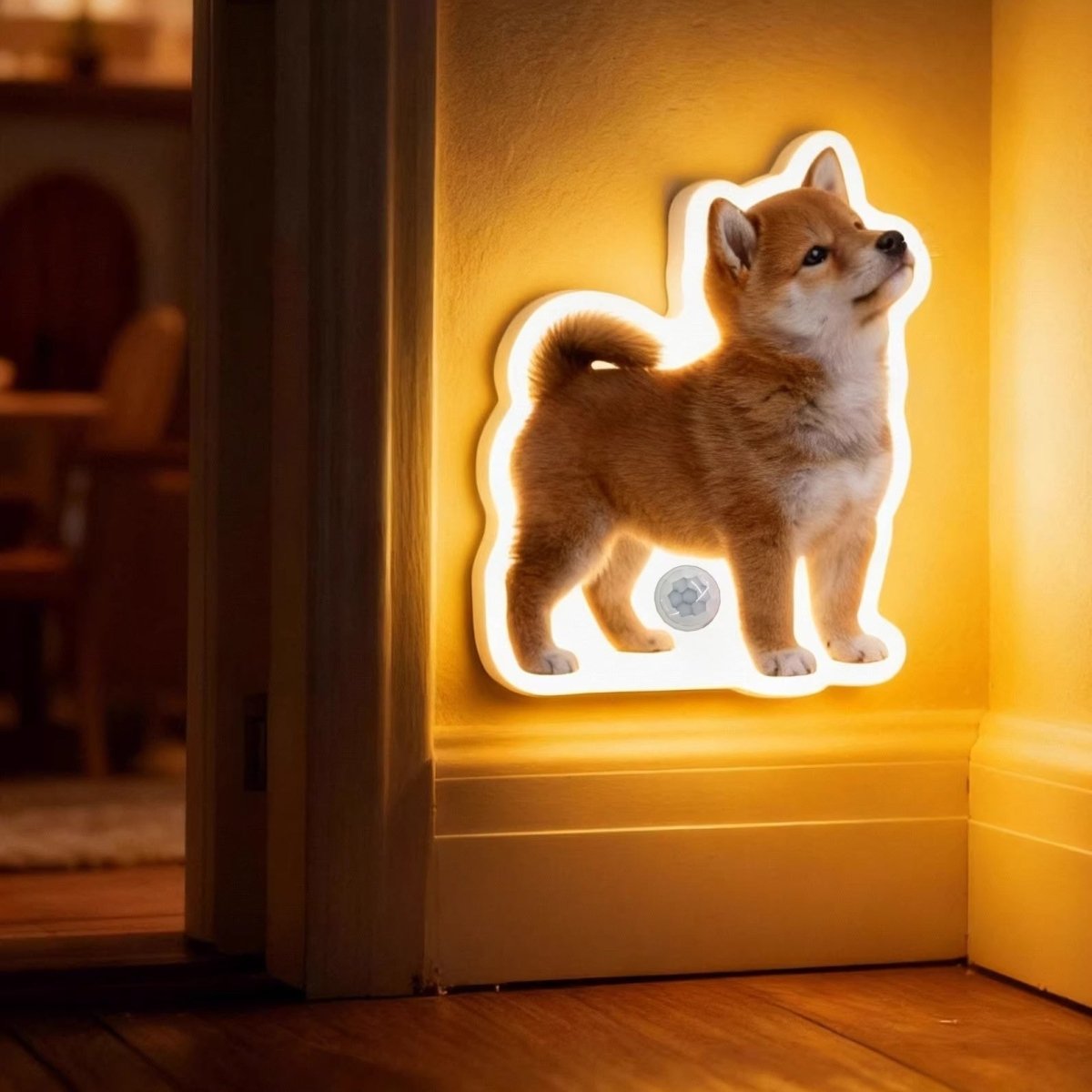 Personalized Cat & Dog Motion Sensor Wall Lamp - Metis Grace