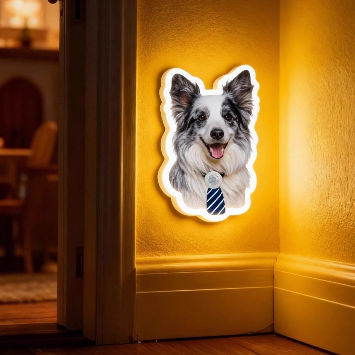 Personalized Cat & Dog Motion Sensor Wall Lamp - Metis Grace