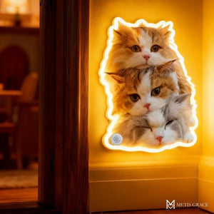 Personalized Cat & Dog Motion Sensor Wall Lamp - Metis Grace