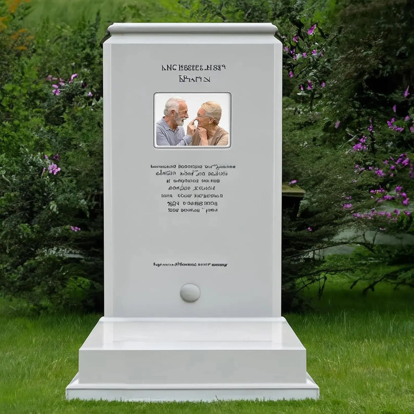 Personalized Commemorative Horizontal Rectangle Ceramic Photo - Metis Grace