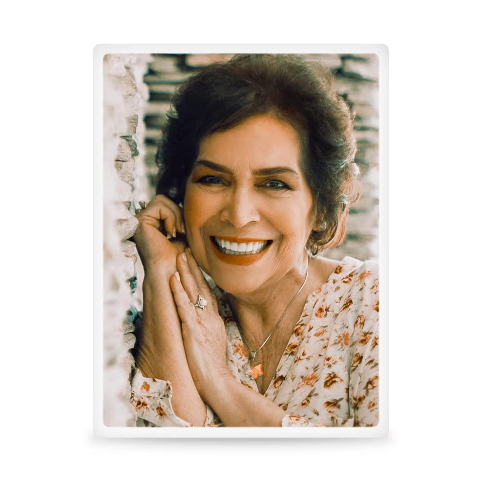 Personalized Commemorative Rectangle Ceramic Photo - Metis Grace