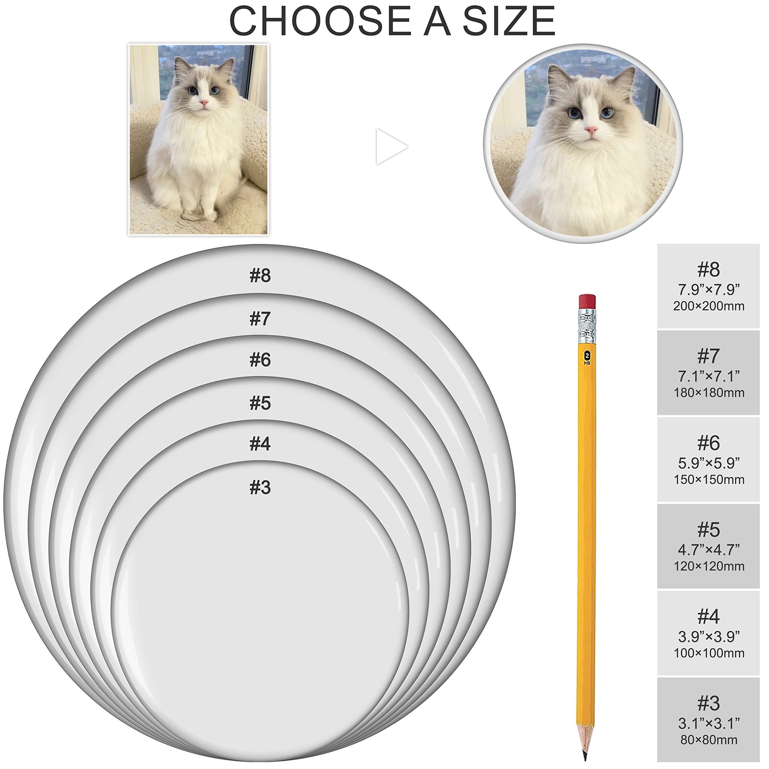 Personalized Commemorative Round Ceramic Photo - Metis Grace