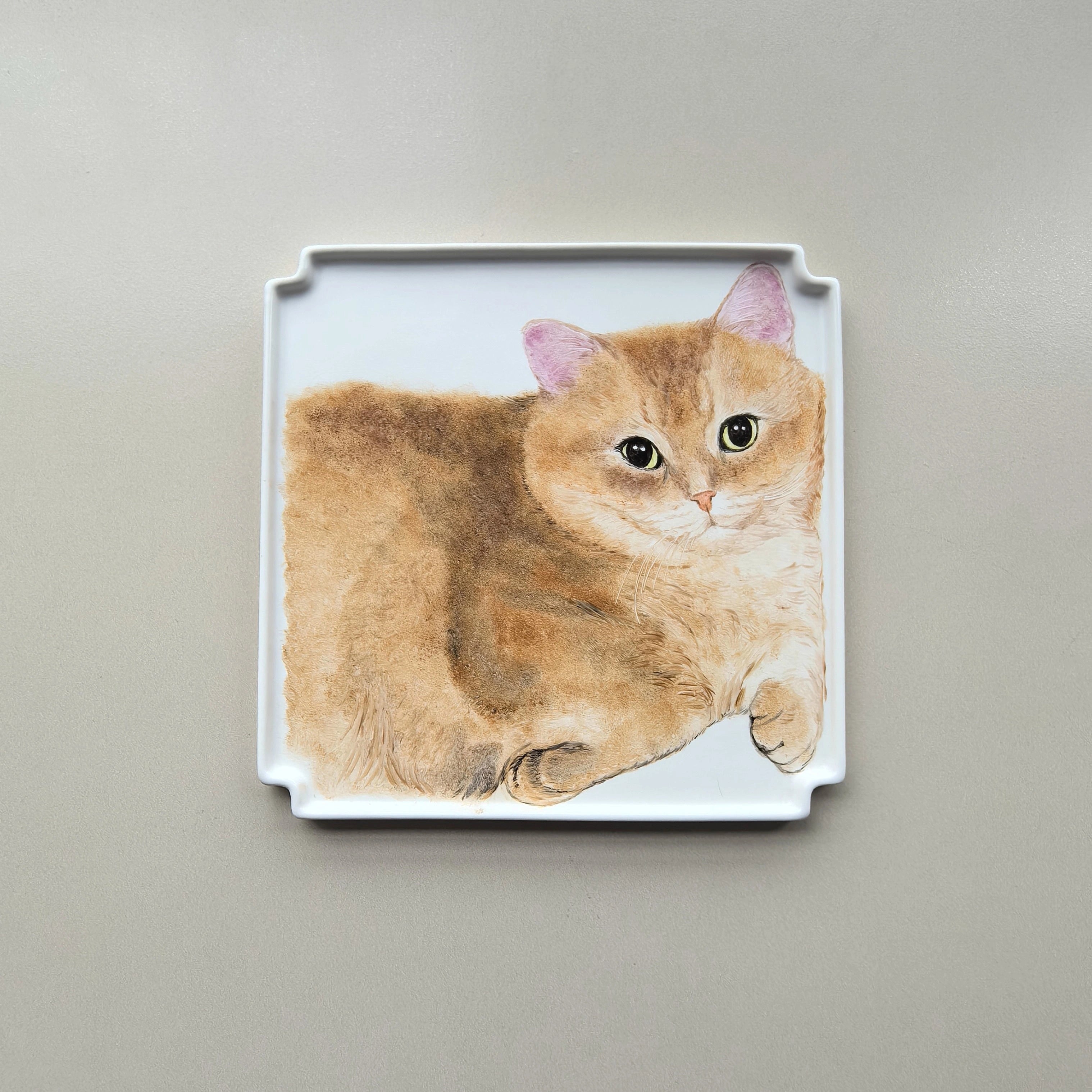 Personalized Hand - Painted Ceramic Plate - Metis Grace